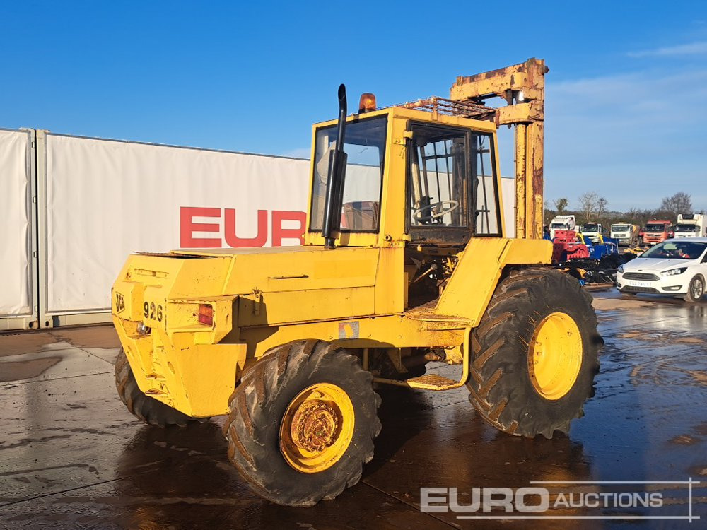 JCB 926 Rough Terrain Forklift, 2 Stage Mast - Terepjáró képességű targoncá: 5 kép. JCB 926 Rough Terrain Forklift, 2 Stage Mast - Terepjáró képességű targoncá: 5 kép.
