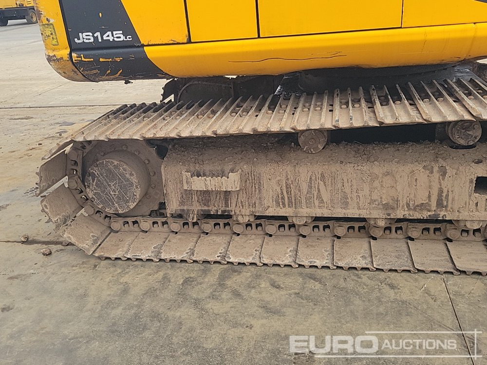 Lánctalpas kotró JCB JS145LC: 14 kép.