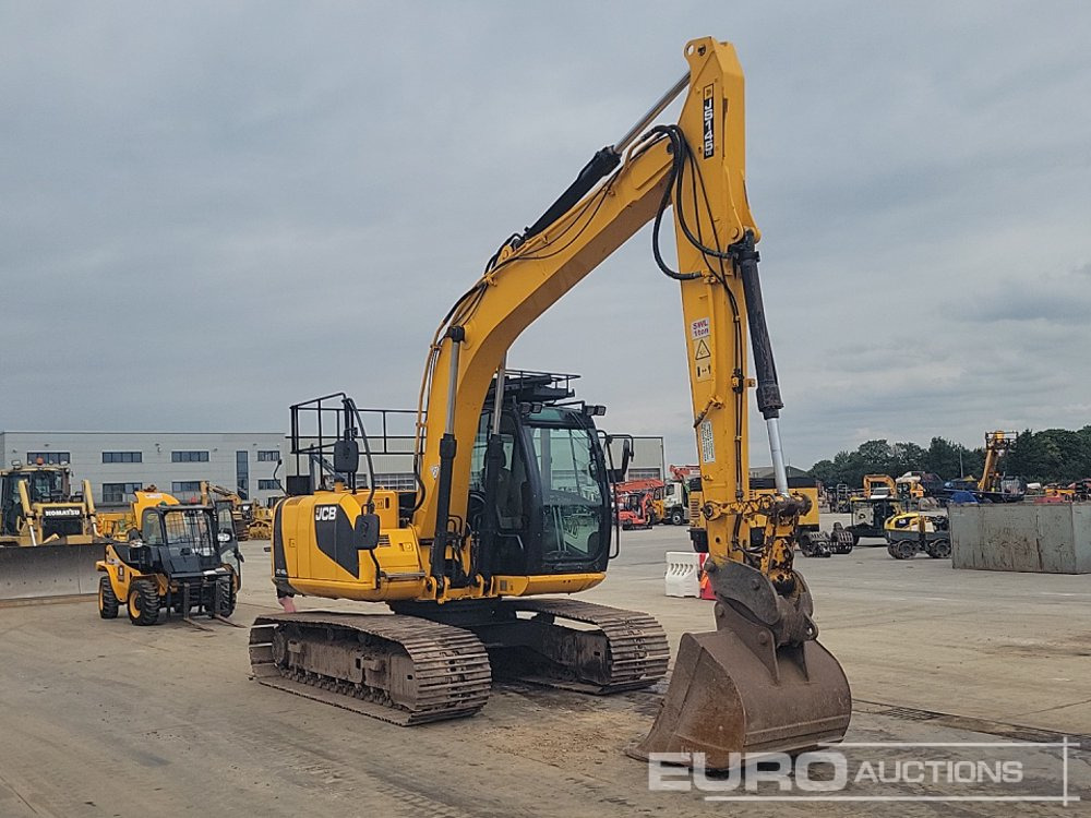 Lánctalpas kotró JCB JS145LC: 7 kép.