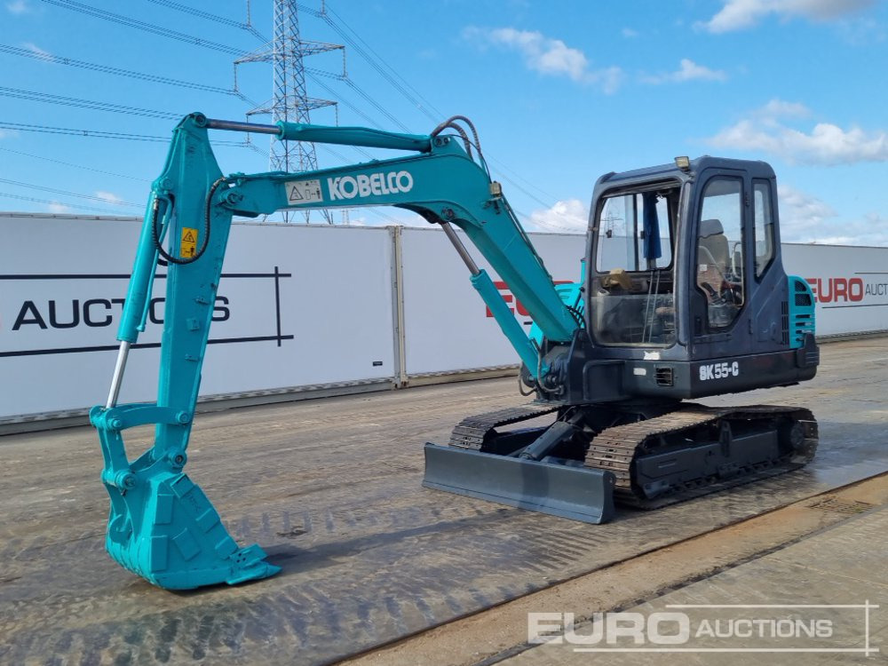 Kobelco SK55-C - Minikotró: 1 kép. Kobelco SK55-C - Minikotró: 1 kép.