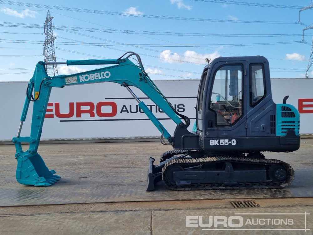 Kobelco SK55-C - Minikotró: 2 kép. Kobelco SK55-C - Minikotró: 2 kép.