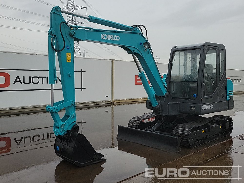 Kobelco SK60-C - Minikotró: 1 kép. Kobelco SK60-C - Minikotró: 1 kép.