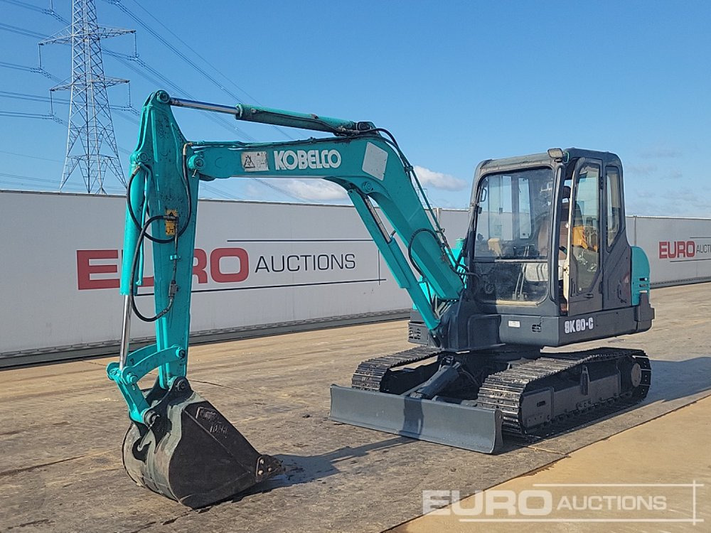 Kobelco SK60-C - Minikotró: 1 kép. Kobelco SK60-C - Minikotró: 1 kép.