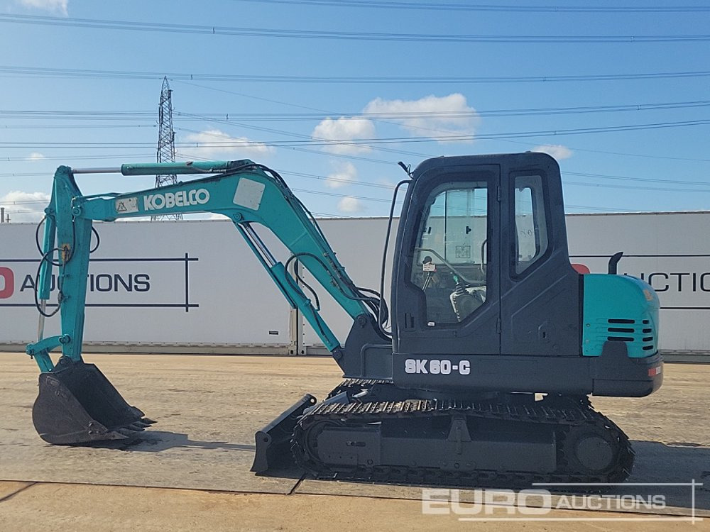Kobelco SK60-C - Minikotró: 2 kép. Kobelco SK60-C - Minikotró: 2 kép.