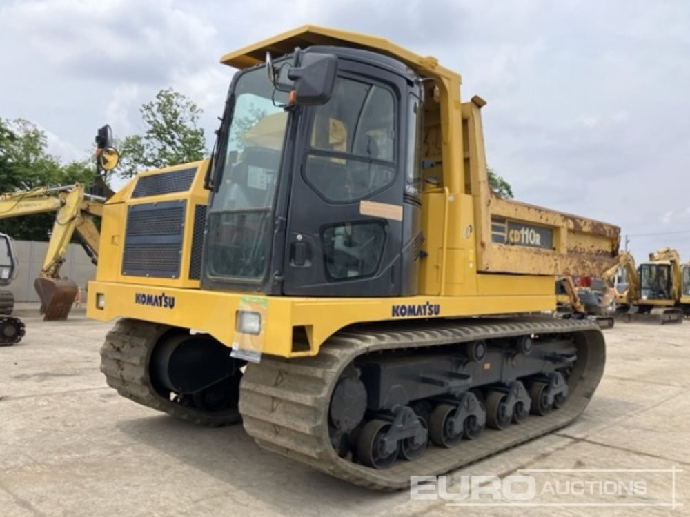 Komatsu CD110R-2 - Lánctalpas dömper: 2 kép. Komatsu CD110R-2 - Lánctalpas dömper: 2 kép.
