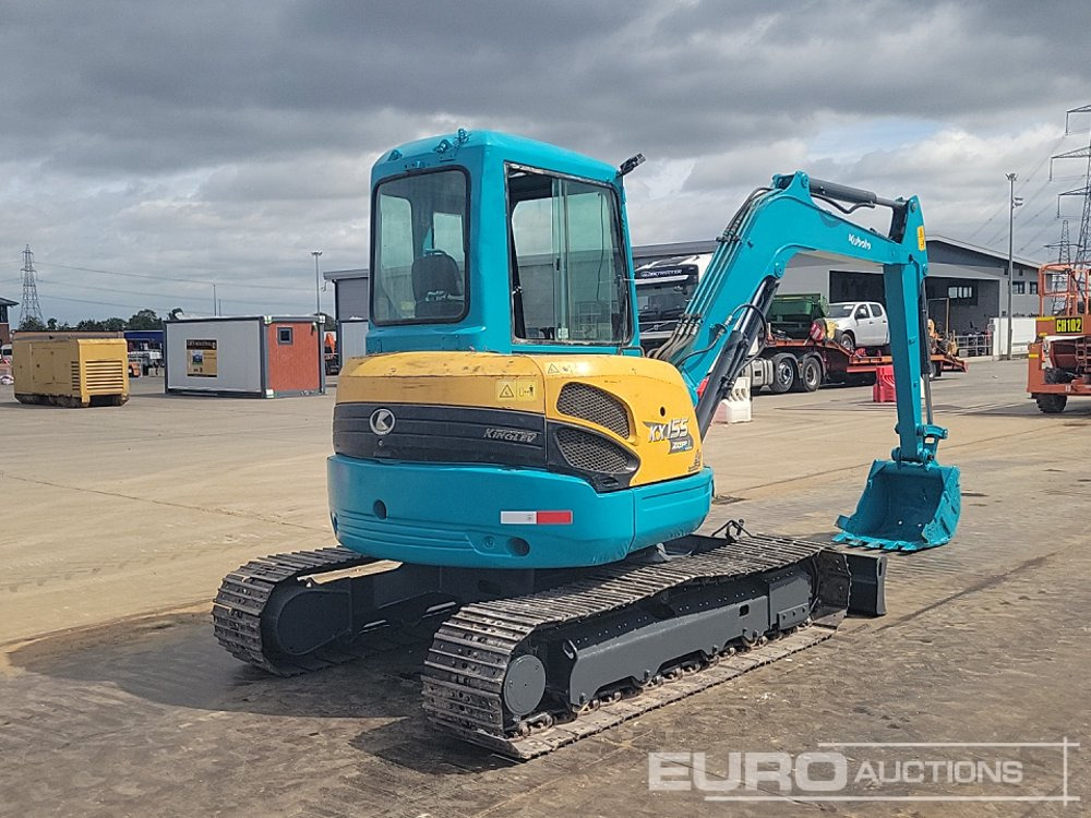 Kubota KX155-3SZ - Minikotró: 5 kép. Kubota KX155-3SZ - Minikotró: 5 kép.