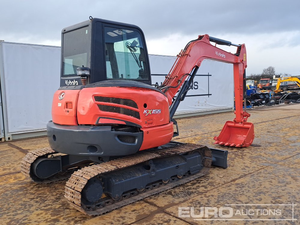Kubota KX155-5 - Minikotró: 5 kép. Kubota KX155-5 - Minikotró: 5 kép.
