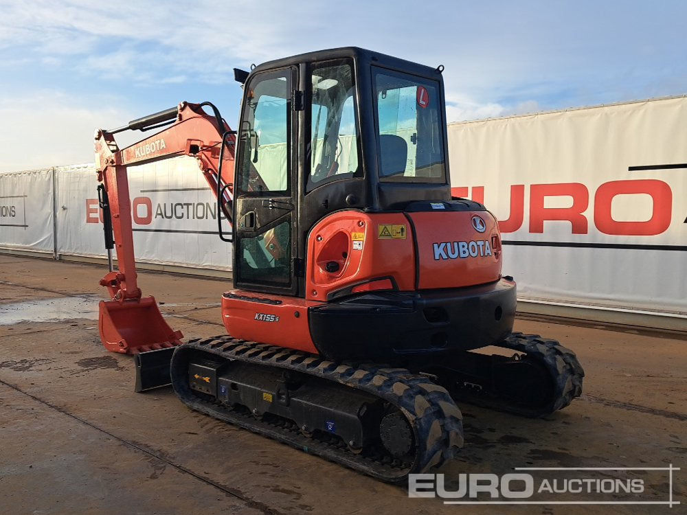 Kubota KX155-5 - Minikotró: 3 kép. Kubota KX155-5 - Minikotró: 3 kép.