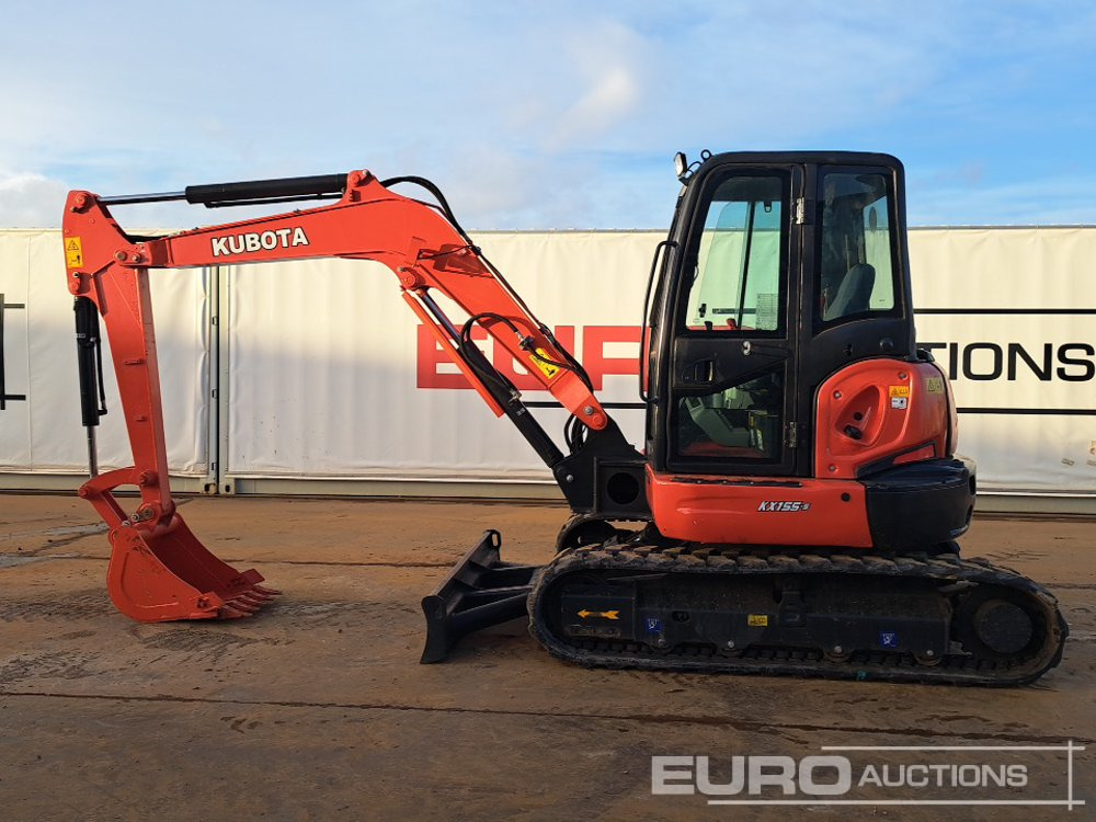Kubota KX155-5 - Minikotró: 2 kép. Kubota KX155-5 - Minikotró: 2 kép.