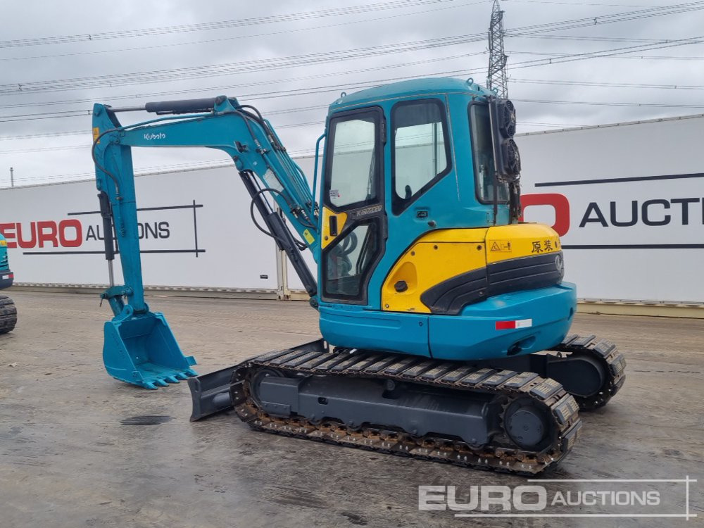 Kubota KX161-3SZ - Minikotró: 3 kép. Kubota KX161-3SZ - Minikotró: 3 kép.
