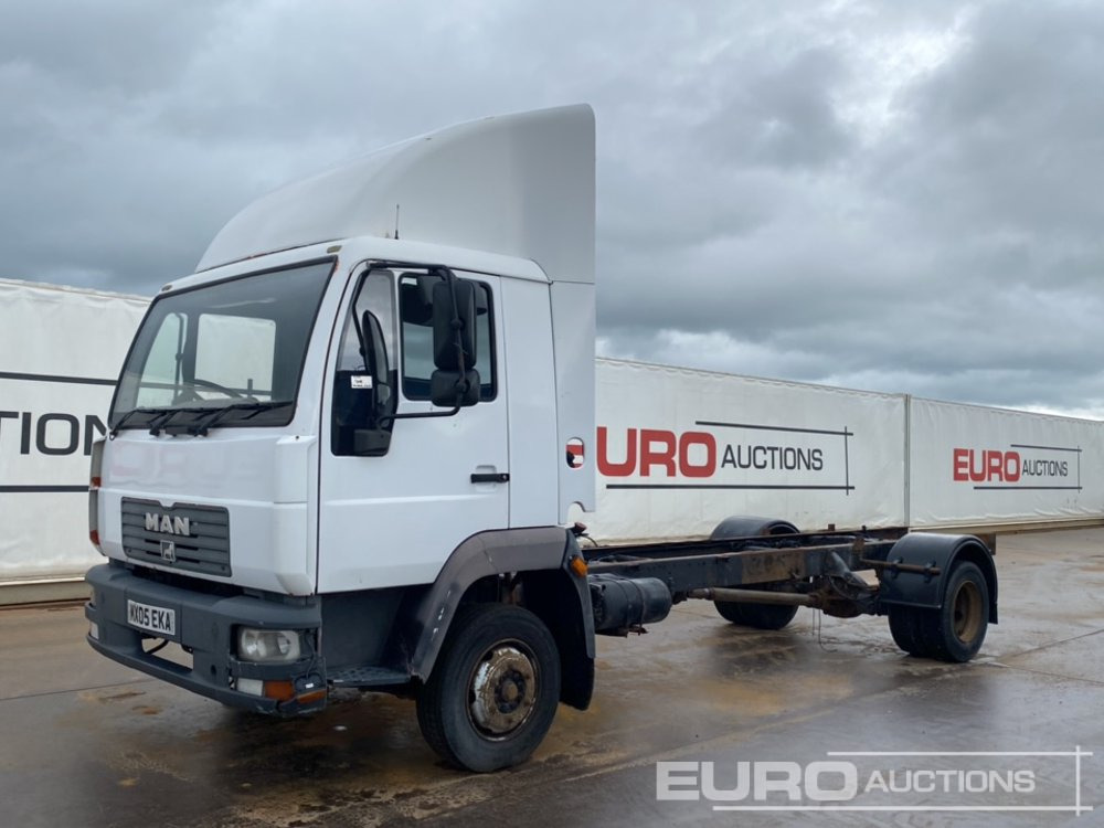 MAN 4x2 Chassis & Cab, Manual Gearbox - Alvaz teherautó: 1 kép. MAN 4x2 Chassis & Cab, Manual Gearbox - Alvaz teherautó: 1 kép.