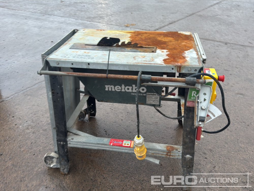 Metbo TKHS 315 M 110 Volt Circular Saw - Építőipari berendezések: 2 kép. Metbo TKHS 315 M 110 Volt Circular Saw - Építőipari berendezések: 2 kép.