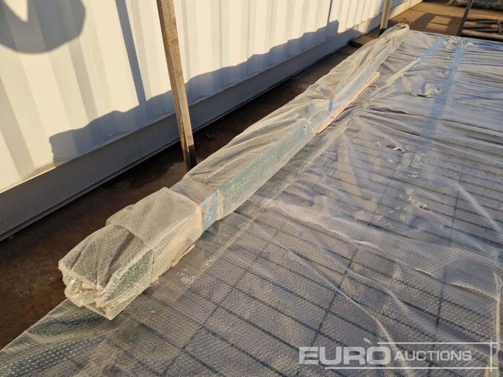 Mezőgazdasági gépek 4m x 2.3m Heavy Duty Galvanized Powder Coated Gate (2 of), 100mm x 100mm Post (2 of), Assembly Kit (Green): 15 kép.