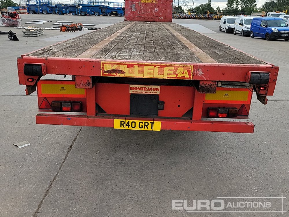Montracon Tri Axle Flatbed Trailer - Platós félpótkocsi: 4 kép. Montracon Tri Axle Flatbed Trailer - Platós félpótkocsi: 4 kép.