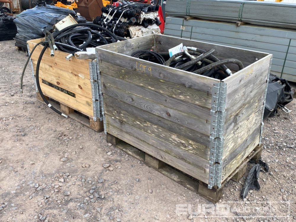 Építőipari berendezések Pallet of Hydraulic Hoses (2 of): 6 kép.