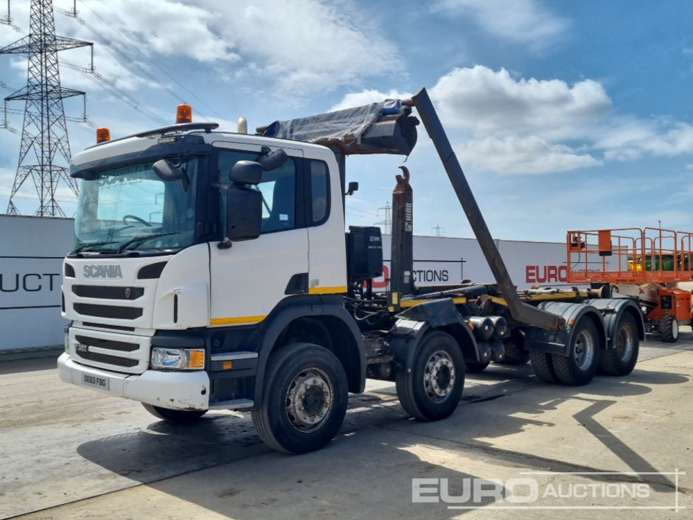 Scania P360 - Horgos rakodó teherautó: 1 kép. Scania P360 - Horgos rakodó teherautó: 1 kép.