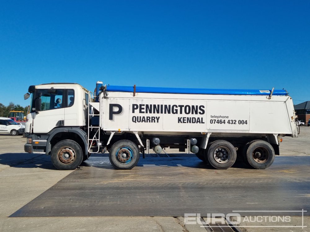 Scania P380 - Billenőplatós teherautó: 2 kép. Scania P380 - Billenőplatós teherautó: 2 kép.