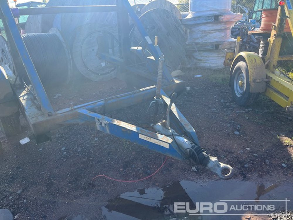 Seb International Single axle Cable Drum Trailer - Gépszállító utánfutó: 2 kép. Seb International Single axle Cable Drum Trailer - Gépszállító utánfutó: 2 kép.