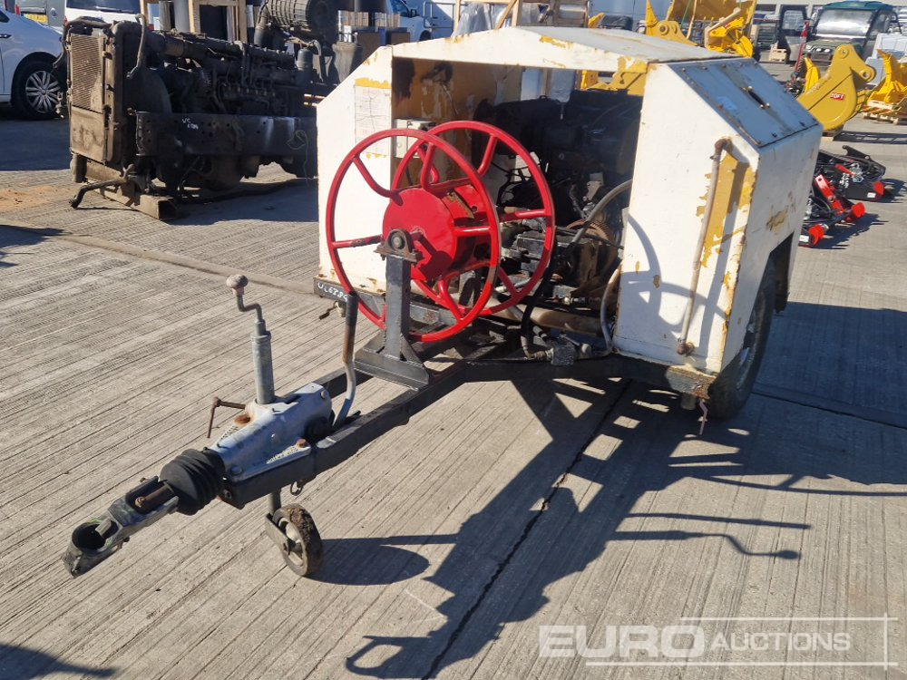 Single Axle Pressure Washer, Lister Petter Engine (Spares) - Magasnyomású mosó: 1 kép. Single Axle Pressure Washer, Lister Petter Engine (Spares) - Magasnyomású mosó: 1 kép.
