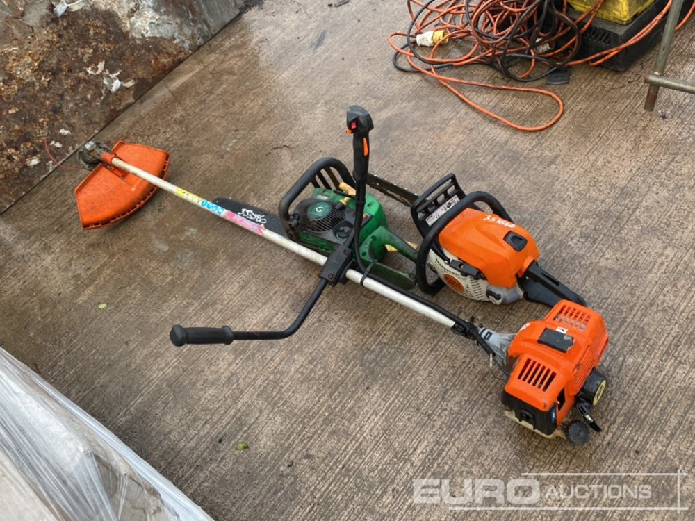 Stihl MS211 Chainsaw, Gardenline Chainsaw, Pace Strimmer (3 of) - Építőipari berendezések: 2 kép. Stihl MS211 Chainsaw, Gardenline Chainsaw, Pace Strimmer (3 of) - Építőipari berendezések: 2 kép.