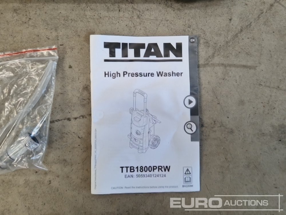 Titan TTB1800PRW High Pressure Washer - Magasnyomású mosó: 5 kép. Titan TTB1800PRW High Pressure Washer - Magasnyomású mosó: 5 kép.
