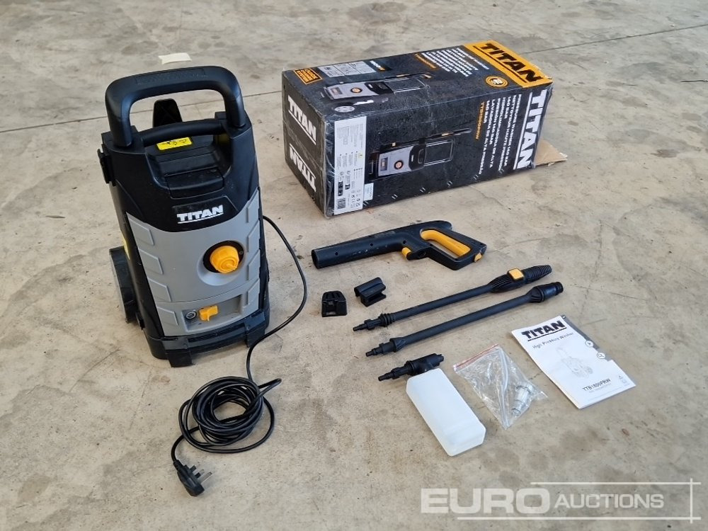 Titan TTB1800PRW High Pressure Washer - Magasnyomású mosó: 1 kép. Titan TTB1800PRW High Pressure Washer - Magasnyomású mosó: 1 kép.