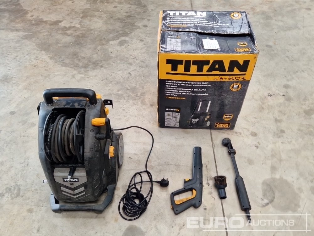 Titan TTB2700PRW High Pressure Washer - Magasnyomású mosó: 2 kép. Titan TTB2700PRW High Pressure Washer - Magasnyomású mosó: 2 kép.