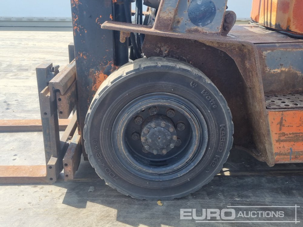 Villás targonca Toyota Diesel Forklift, 2 Stage Mast, Side Shift, Forks: 9 kép.