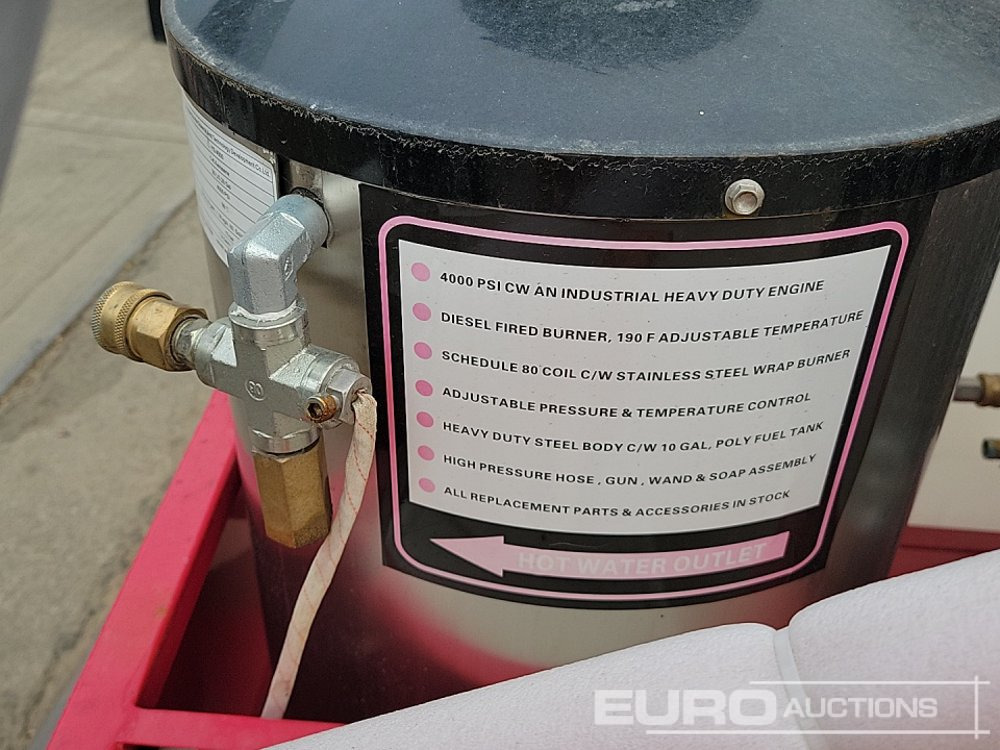 Magasnyomású mosó Unused 2024 1000 Litre Static Plastic Water Bowser, Electric Start Hot Water Pressure Washer, Jiang Dong Engine: 10 kép.