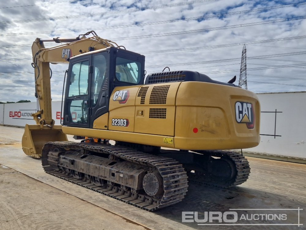 Unused 2024 CAT 323D3 - Lánctalpas kotró: 3 kép. Unused 2024 CAT 323D3 - Lánctalpas kotró: 3 kép.