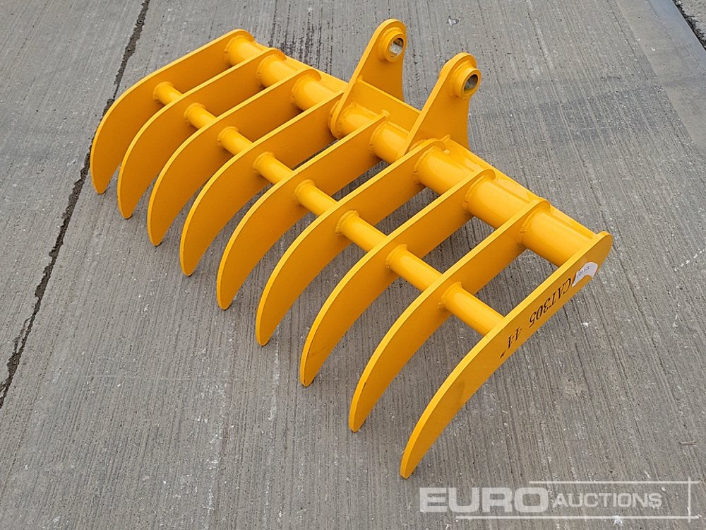 Unused 2025 GIYI 44" Rake 45mm Pin to suit 4-6 Ton Excavator - Kanál: 1 kép. Unused 2025 GIYI 44" Rake 45mm Pin to suit 4-6 Ton Excavator - Kanál: 1 kép.