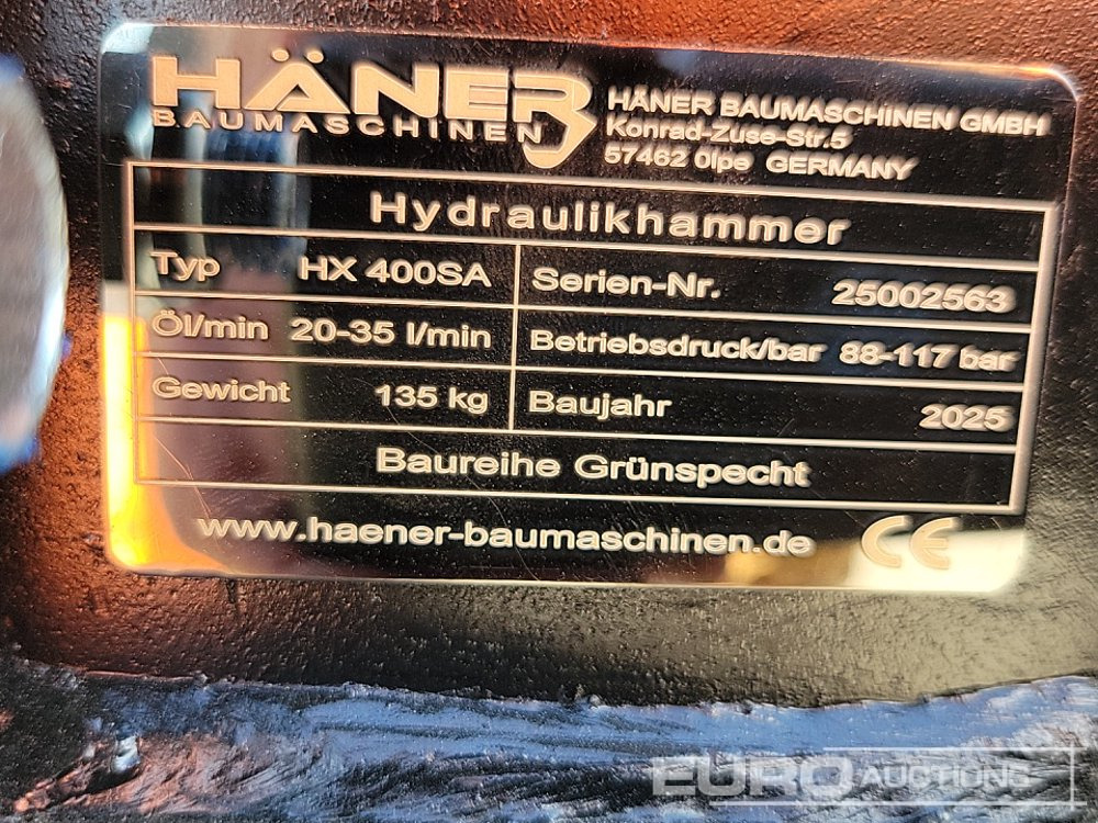 Hidraulikus törőfej Unused 2025 Häner HX400SA: 18 kép.