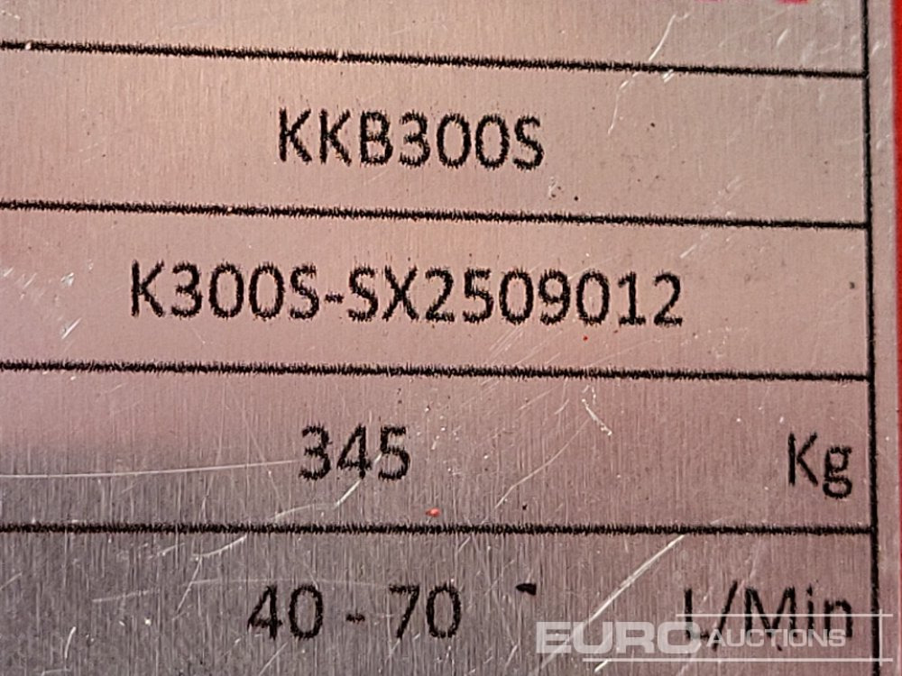 Hidraulikus törőfej Unused 2025 Komak KKB300S: 17 kép. Hidraulikus törőfej Unused 2025 Komak KKB300S: 17 kép.