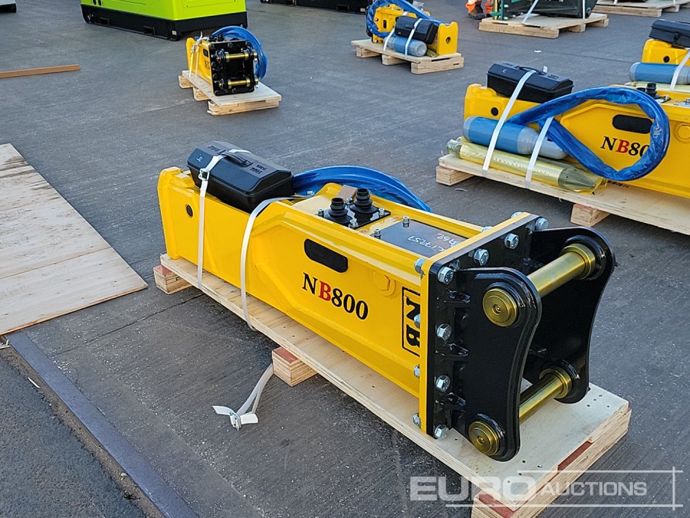 Unused 2025 NB NB800 - Hidraulikus törőfej: 1 kép. Unused 2025 NB NB800 - Hidraulikus törőfej: 1 kép.