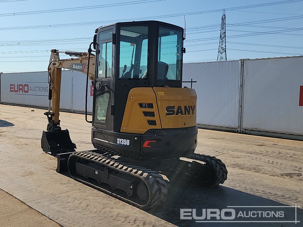 Unused 2025 Sany SY35U - Minikotró: 3 kép. Unused 2025 Sany SY35U - Minikotró: 3 kép.