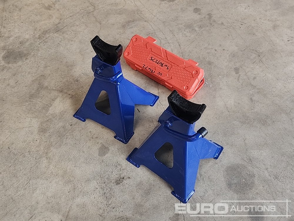 Unused 3 Ton Axle Stands & 10Pc Impact Sockets (2 of) - Garázs felszerelés: 4 kép. Unused 3 Ton Axle Stands & 10Pc Impact Sockets (2 of) - Garázs felszerelés: 4 kép.