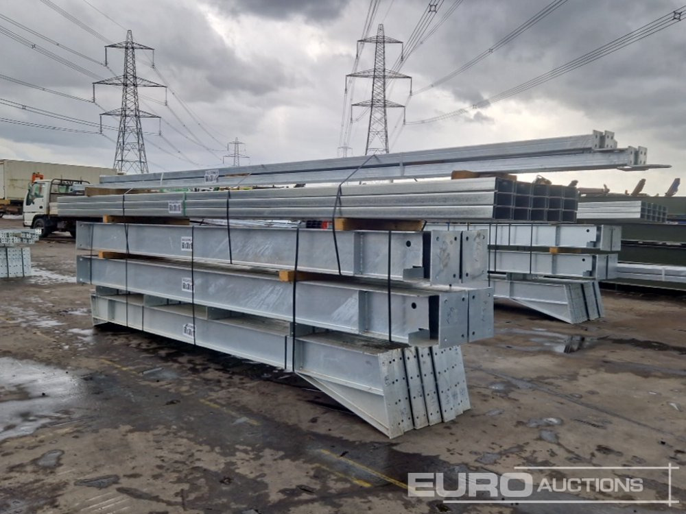 Unused 60 x 30 x 16 Galvanised Steel Frame Building - Konténerház: 3 kép. Unused 60 x 30 x 16 Galvanised Steel Frame Building - Konténerház: 3 kép.
