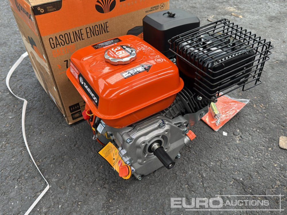 Unused Daewoo GAE170F 7Hp 212cc Petrol Engine (3 of) - Motor: 1 kép. Unused Daewoo GAE170F 7Hp 212cc Petrol Engine (3 of) - Motor: 1 kép.