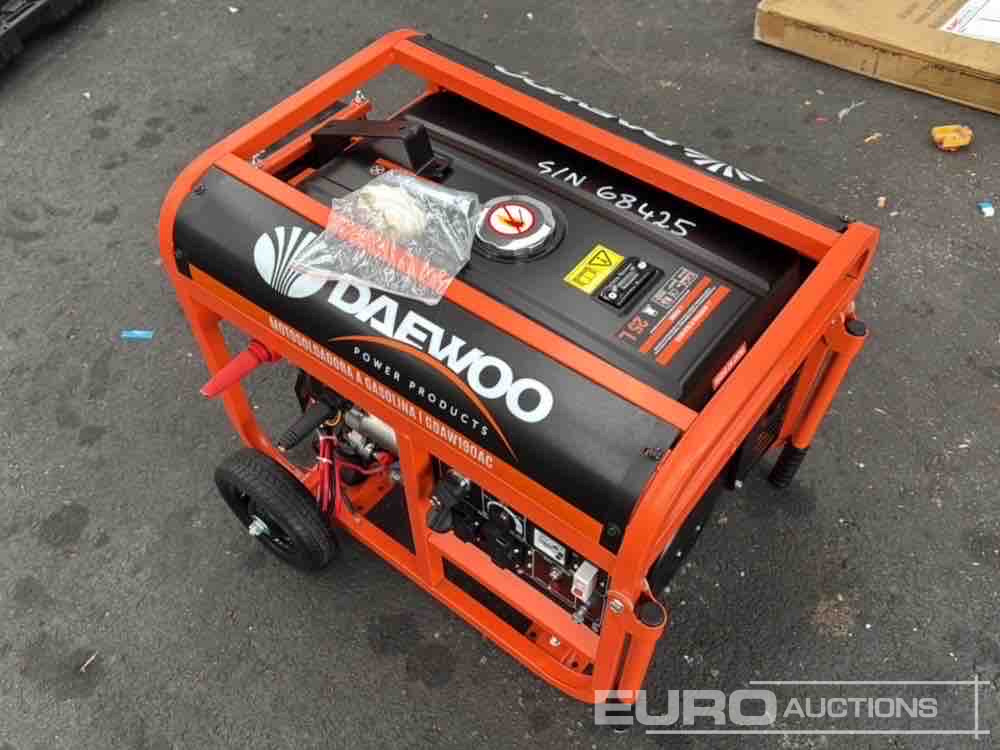 Unused Daewoo GDAW190AC 3.6Kw Petrol Generator - Motor: 1 kép. Unused Daewoo GDAW190AC 3.6Kw Petrol Generator - Motor: 1 kép.