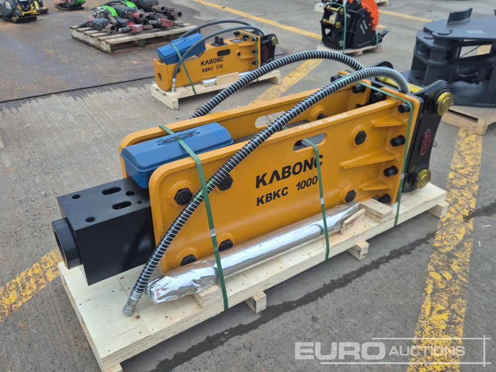 Unused KBKC 100 - Hidraulikus törőfej: 1 kép. Unused KBKC 100 - Hidraulikus törőfej: 1 kép.