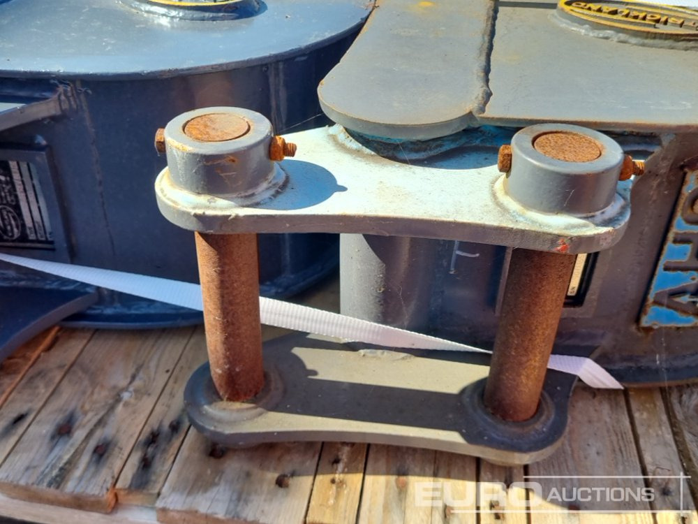 Új Kanál Unused Strickland 10", 10", 10", 10" Digging Bucket 35mm Pin to suit Mini Excavator: 12 kép.