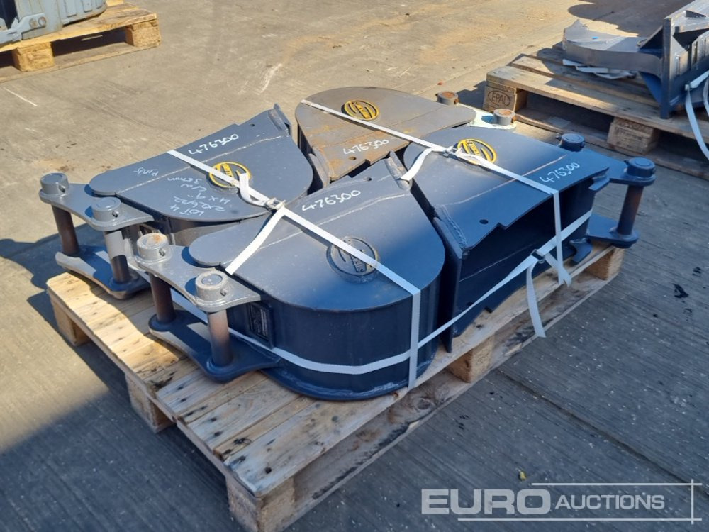 Új Kanál Unused Strickland 10", 10", 10", 10" Digging Bucket 35mm Pin to suit Mini Excavator: 7 kép.