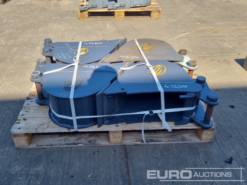 Új Kanál Unused Strickland 10", 10", 10", 10" Digging Bucket 35mm Pin to suit Mini Excavator: 8 kép.