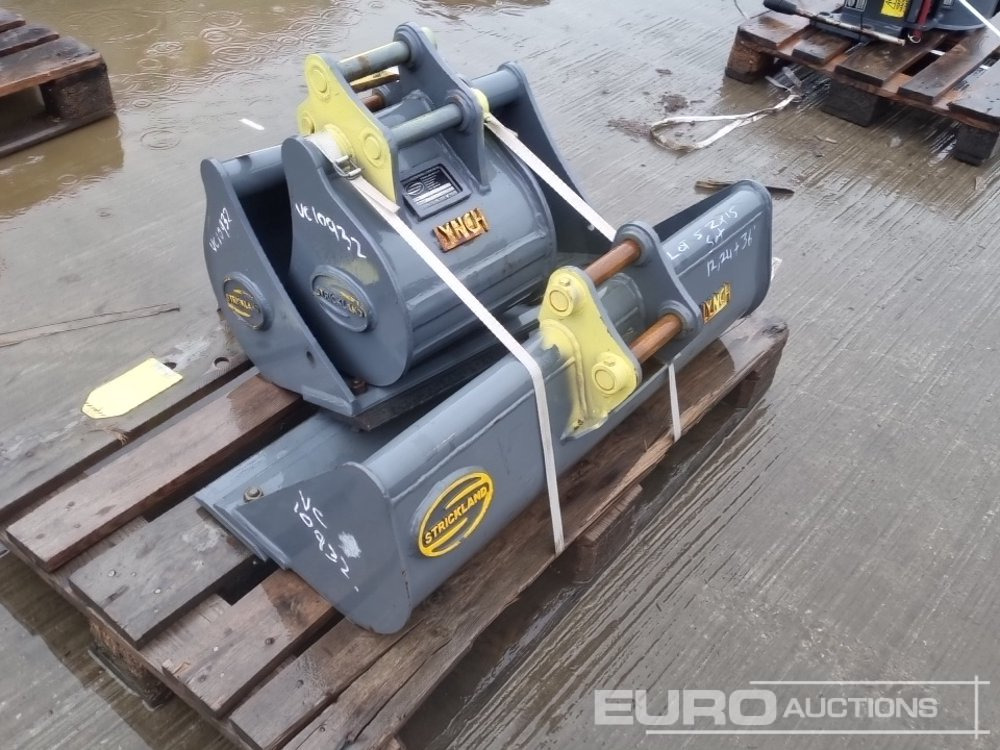 Unused Strickland 36" Ditching, 24", 12" Digging Bucket 30mm Pin to suit Mini Excavator - Kanál: 3 kép. Unused Strickland 36" Ditching, 24", 12" Digging Bucket 30mm Pin to suit Mini Excavator - Kanál: 3 kép.