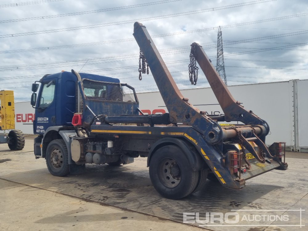 Volvo 4x2 Skip Loader Lorry, Extendable Arms, Manual Gearbox (Reg. Docs. & Plating Certificate Available) - Konténerszállító: 3 kép. Volvo 4x2 Skip Loader Lorry, Extendable Arms, Manual Gearbox (Reg. Docs. & Plating Certificate Available) - Konténerszállító: 3 kép.