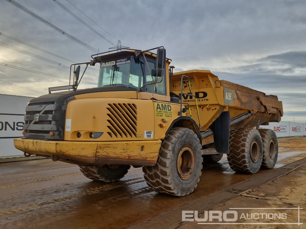 Volvo A25E - Csuklós dömper: 1 kép. Volvo A25E - Csuklós dömper: 1 kép.