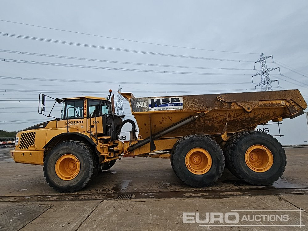 Volvo A40E - Csuklós dömper: 2 kép. Volvo A40E - Csuklós dömper: 2 kép.