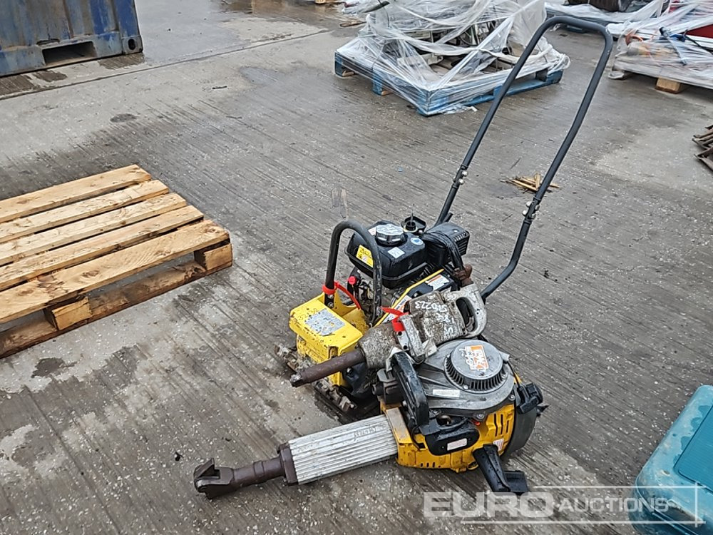Wacker Neuson Petrol Compaction Plate (Parts Missing), Wacker Neuson Petrol Hand Held Breaker, Pneumatic Hand Held Breaker - Aszfaltozó gép: 3 kép. Wacker Neuson Petrol Compaction Plate (Parts Missing), Wacker Neuson Petrol Hand Held Breaker, Pneumatic Hand Held Breaker - Aszfaltozó gép: 3 kép.