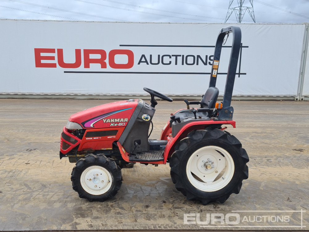 Yanmar KE-60 - Kistraktor: 2 kép. Yanmar KE-60 - Kistraktor: 2 kép.