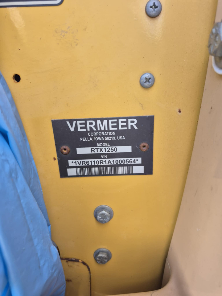 Árokásó Vermeer RTX1250: 8 kép.